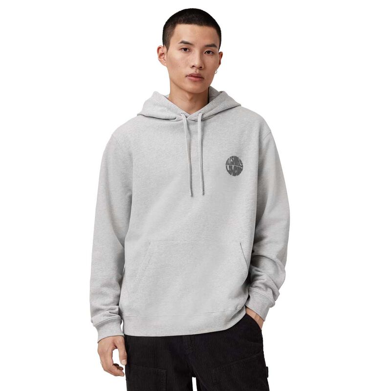 AllSaints Waved Relaxed Fit Hoodie image number 0